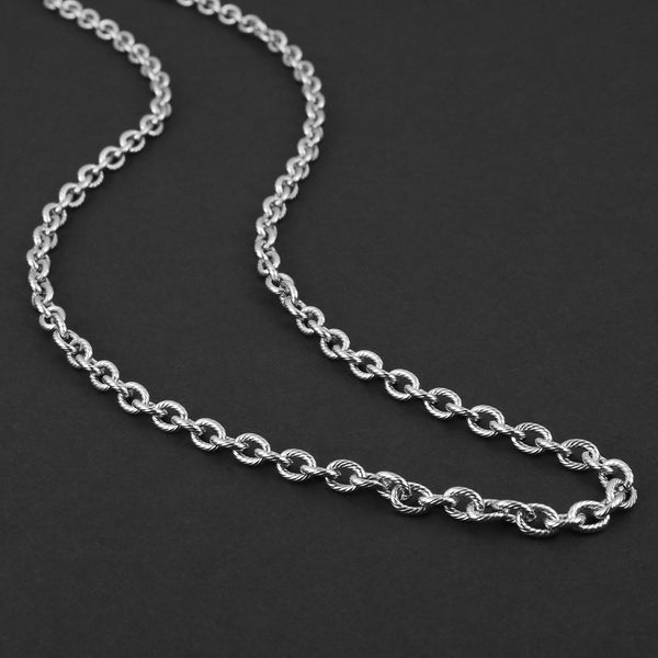 Static Cable Necklace - Silver 5mm