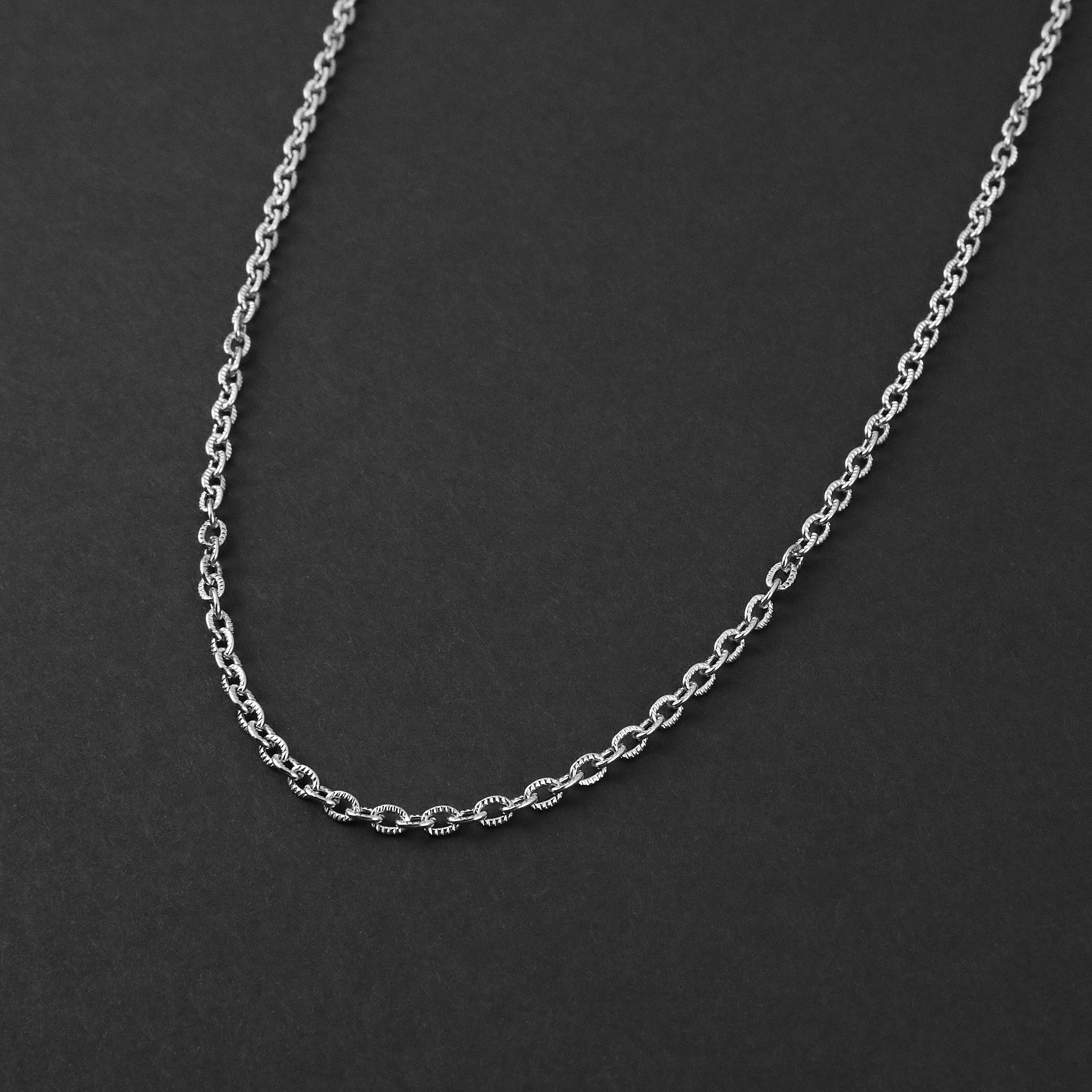 Static Cable Necklace - Silver 3mm