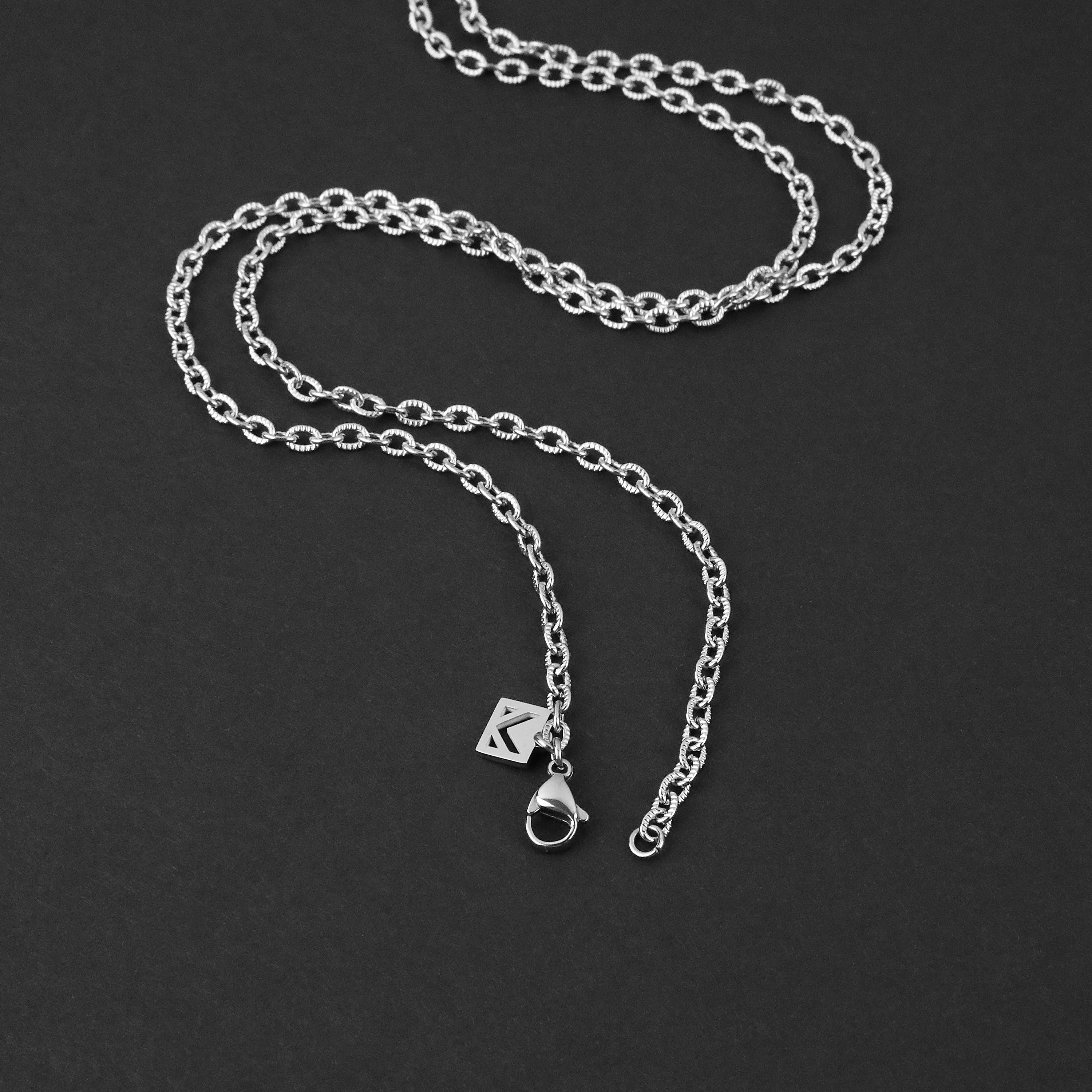 Static Cable Necklace - Silver 3mm