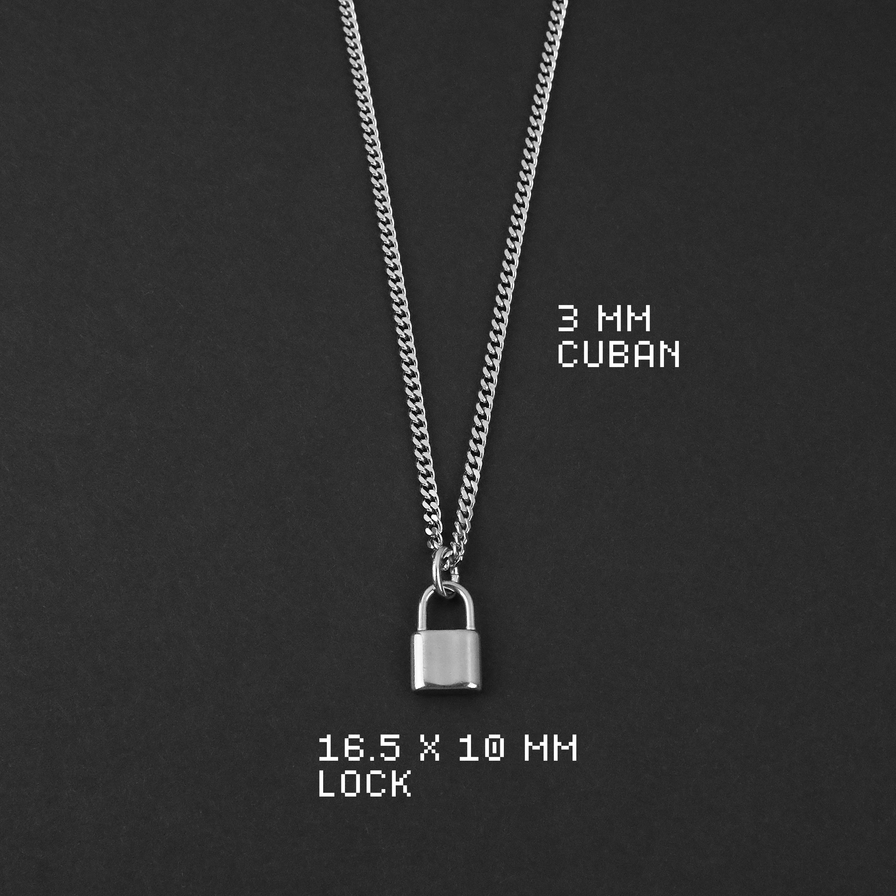 Locked In Necklace - Silver