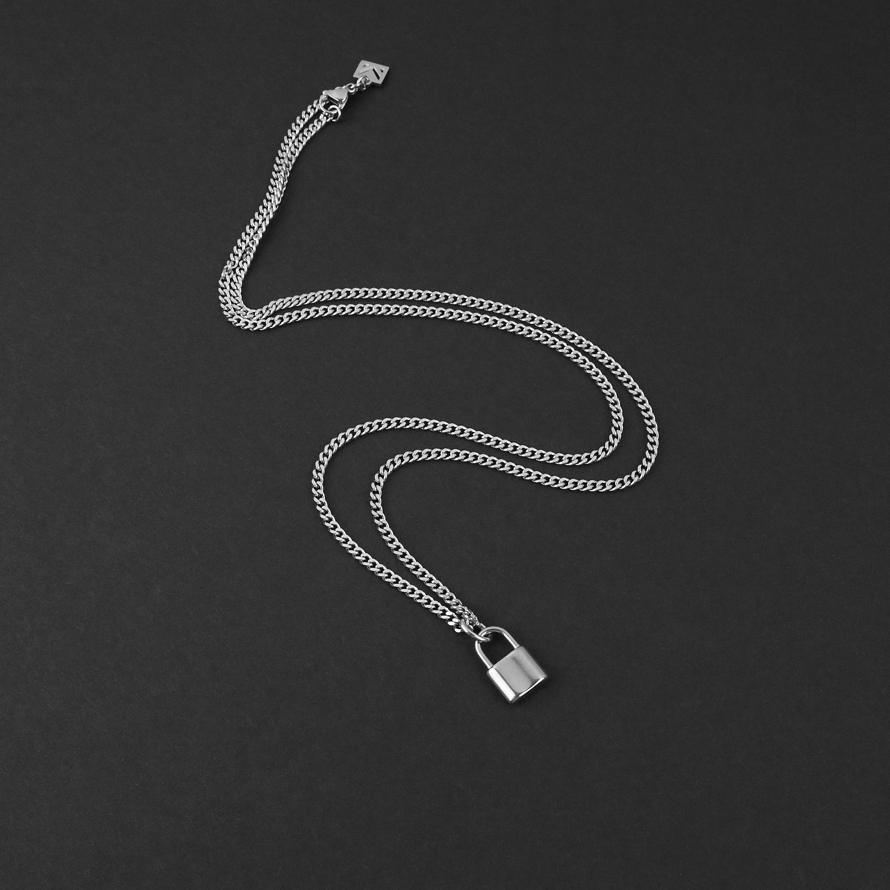 Locked In Necklace - Silver