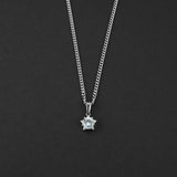 Bright Star Necklace - Silver