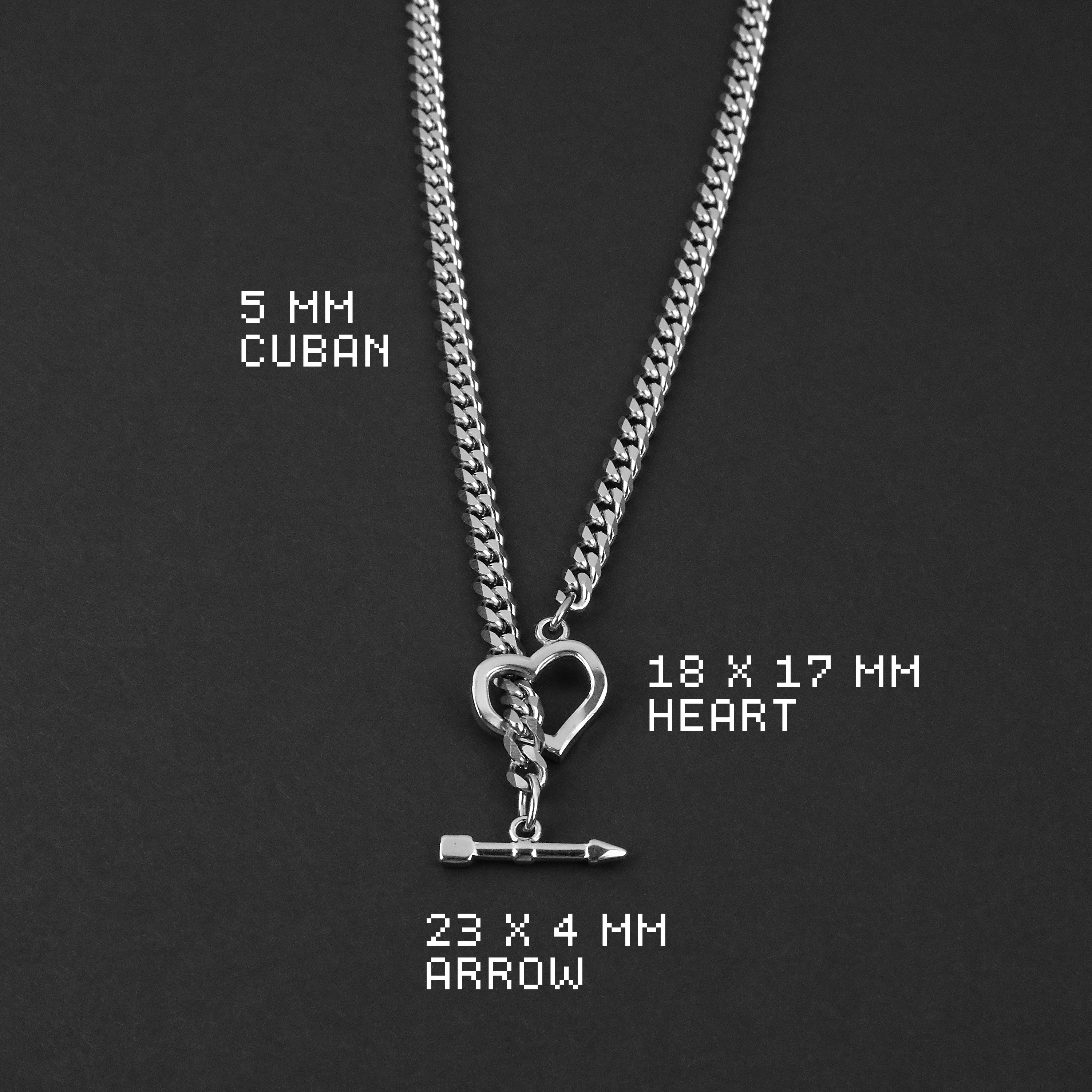 Lover Boy Necklace - Silver