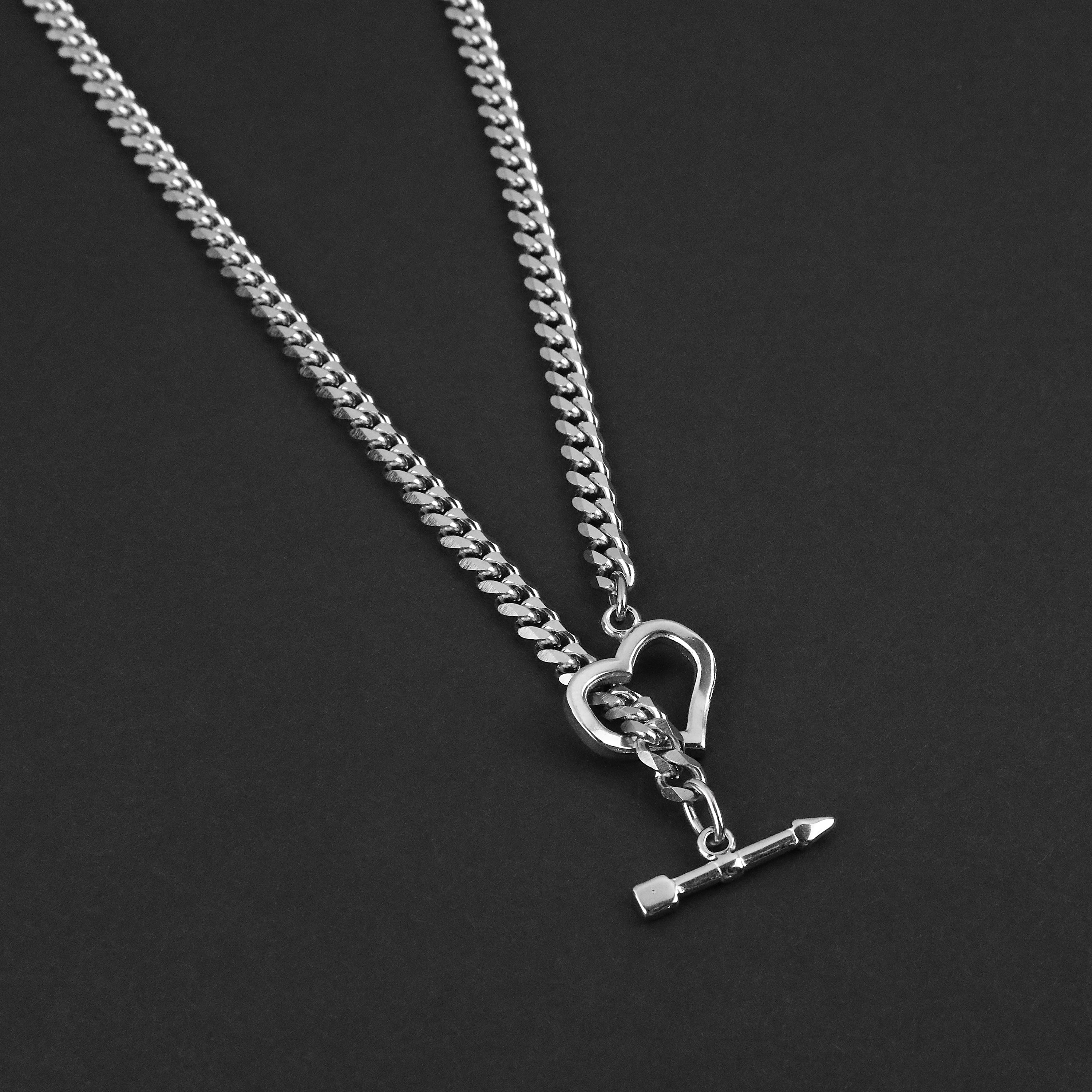 Lover Boy Necklace - Silver