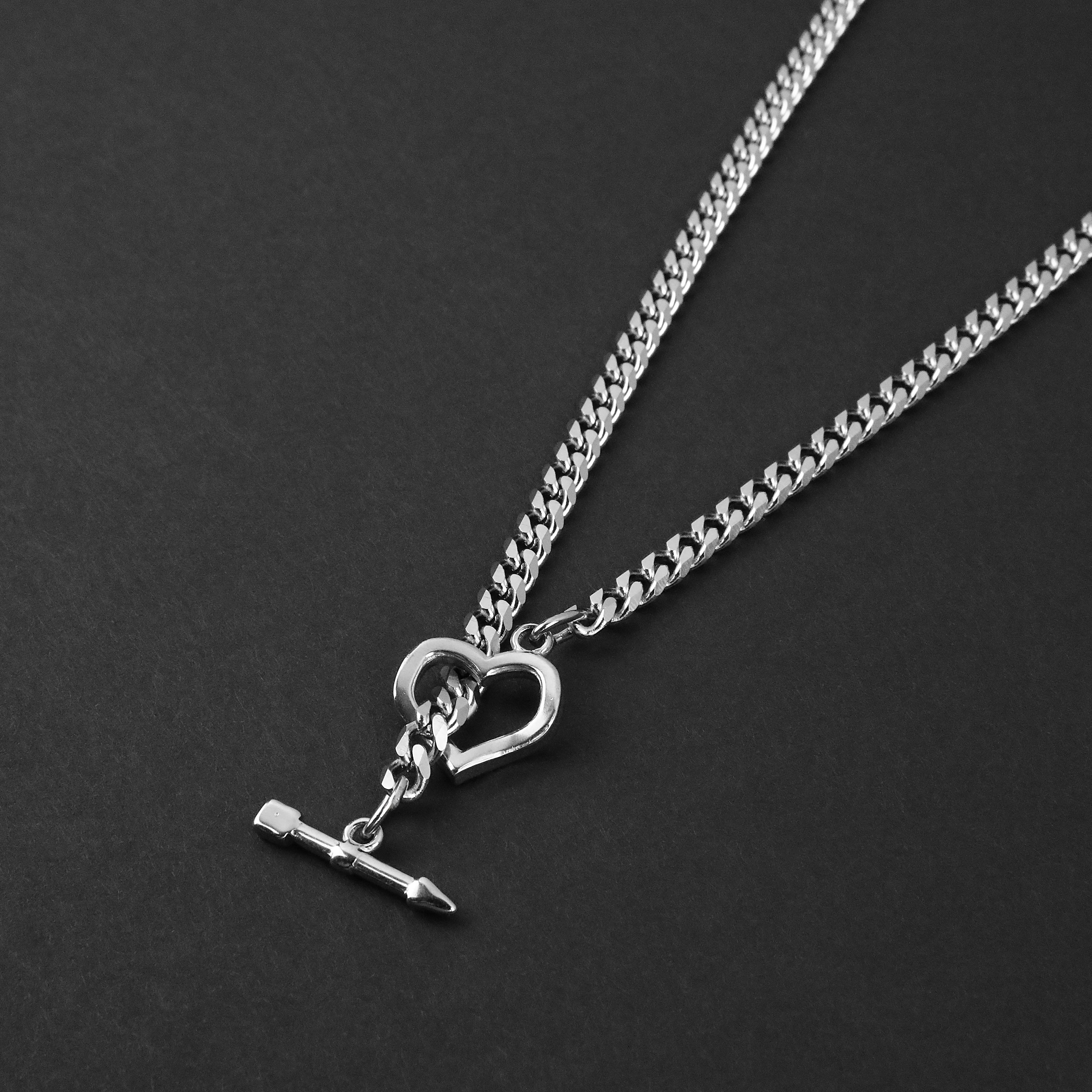 Lover Boy Necklace - Silver