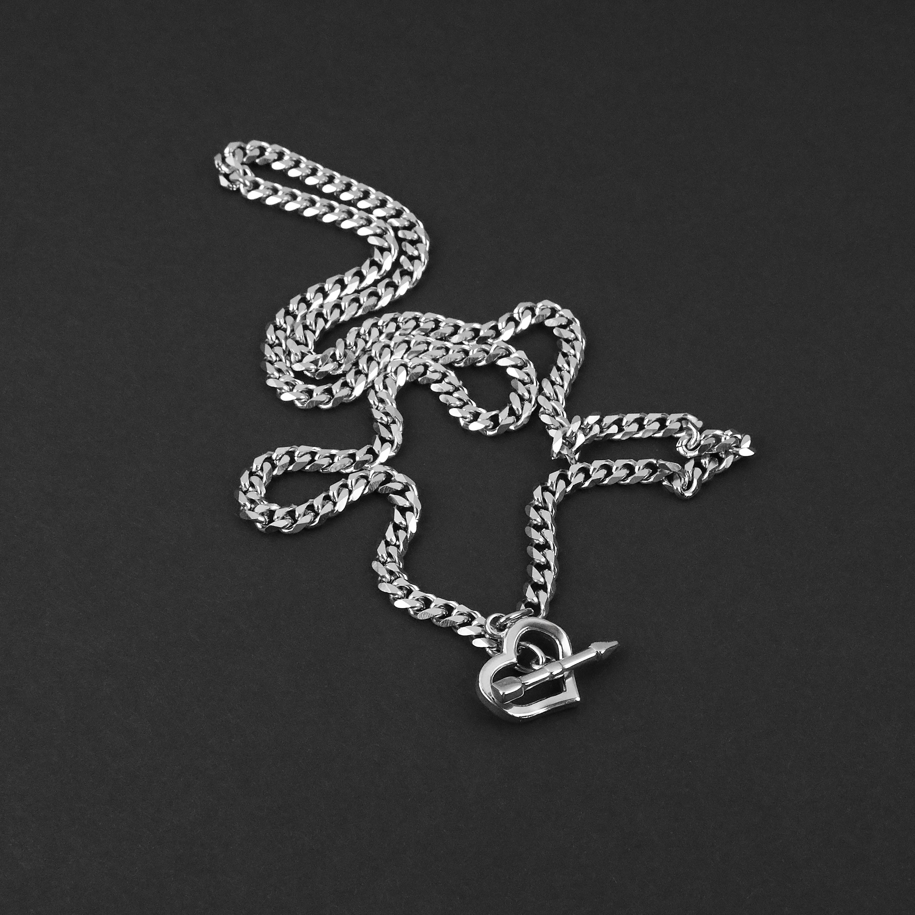 Lover Boy Necklace - Silver