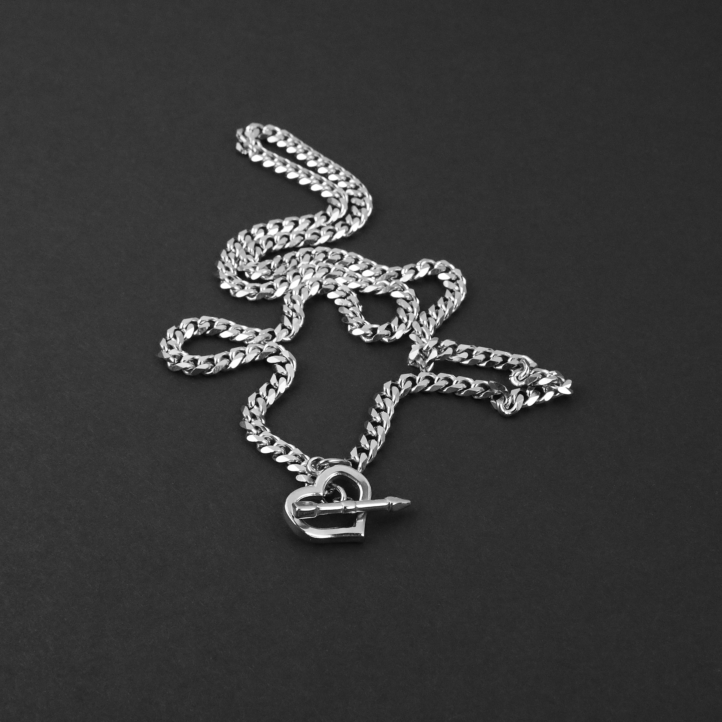 Lover Boy Necklace - Silver