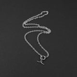 Static Cable Toggle Necklace - Silver 3mm