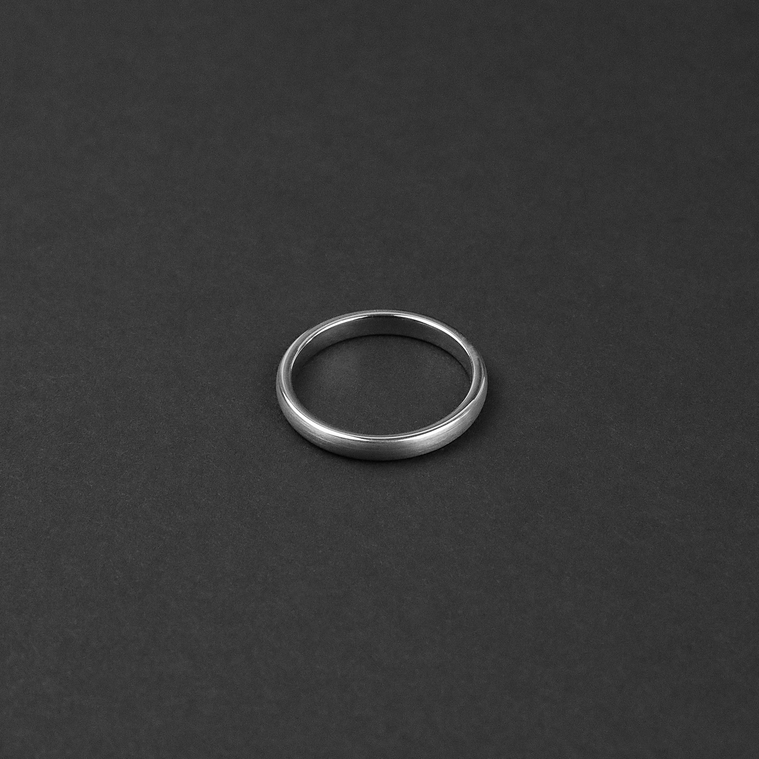 Minimal Tungsten Band - Silver 3mm