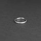 Minimal Tungsten Band - Silver 3mm