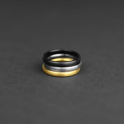 Minimal Tungsten Band - Gold 3mm