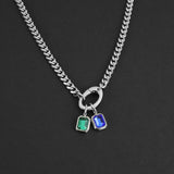 Birthstone Keeper Amulet - Silver