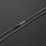 Personalized Box Chain - Silver 2mm