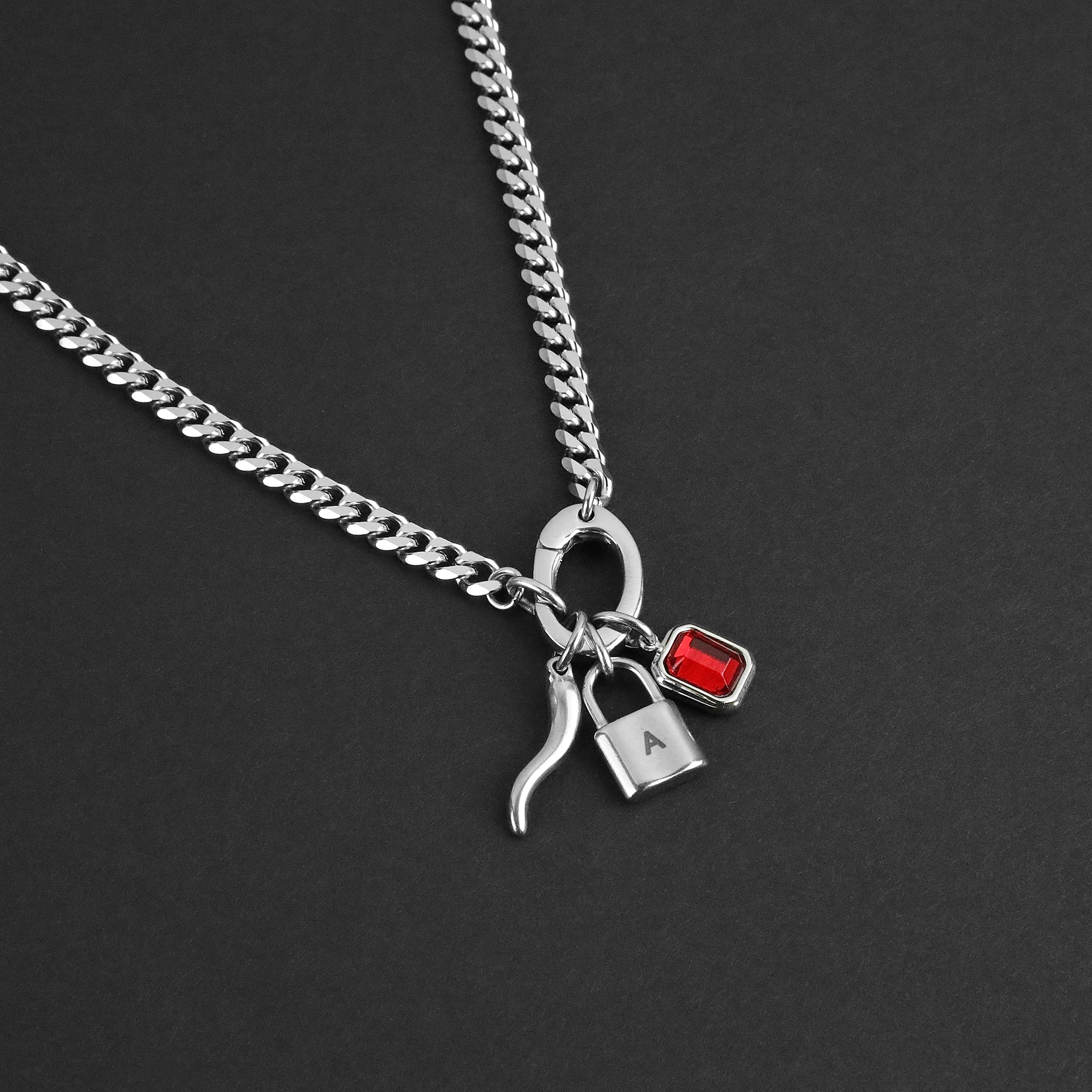 Birthstone Keeper Amulet - Silver