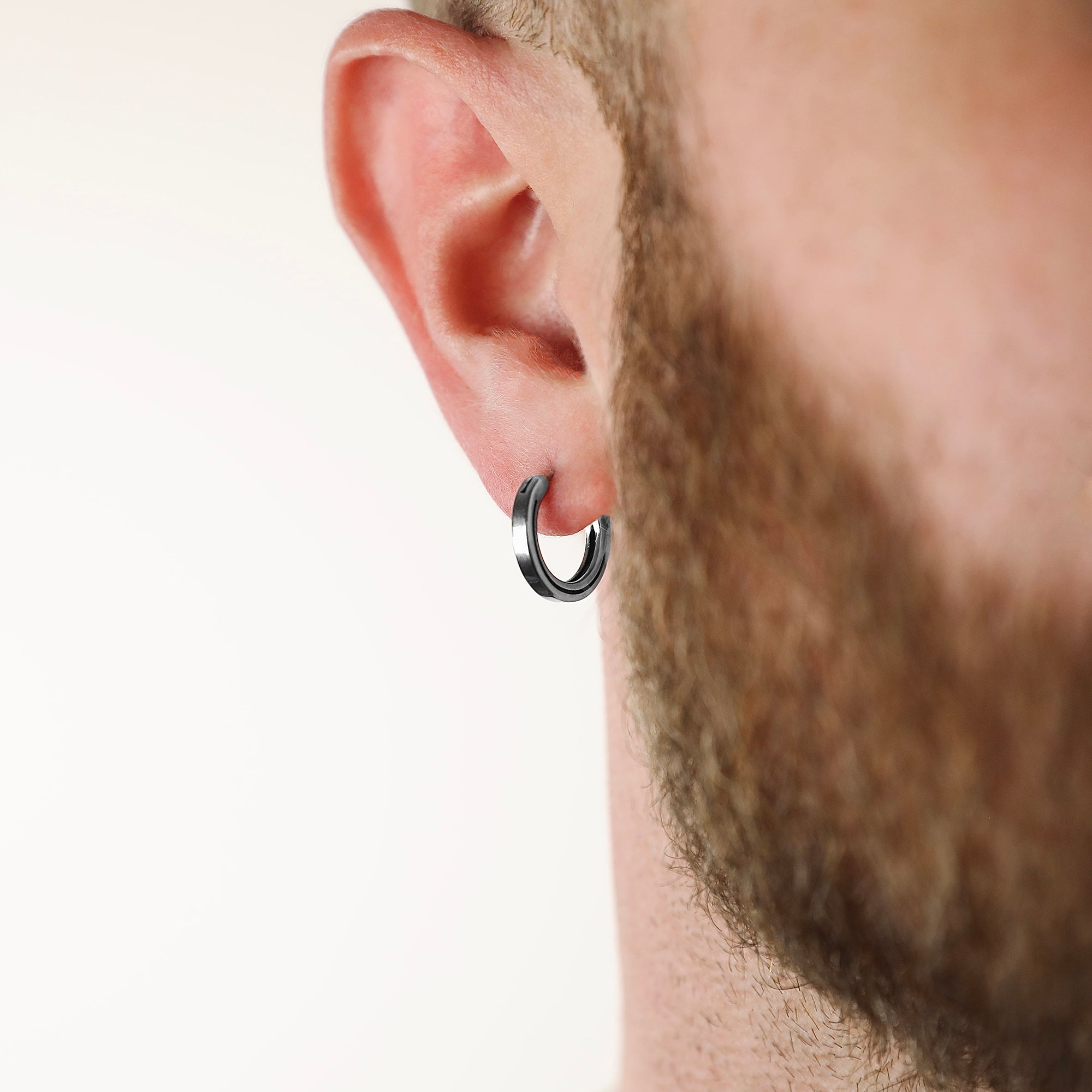 Sleek Hoop Earring - Silver