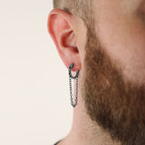 Valor Hoop Earring - Silver