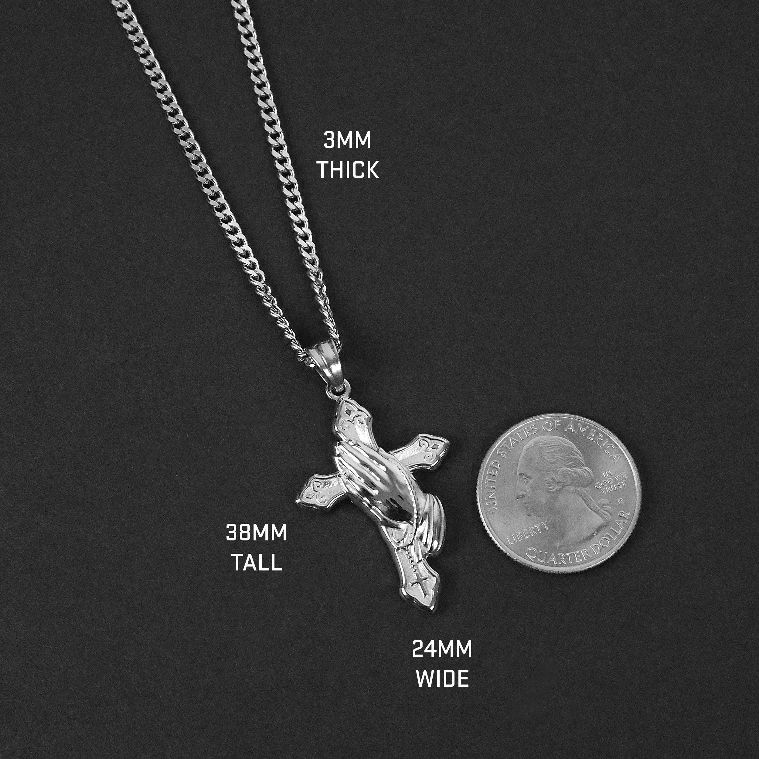 Devotion Amulet Necklace - Silver