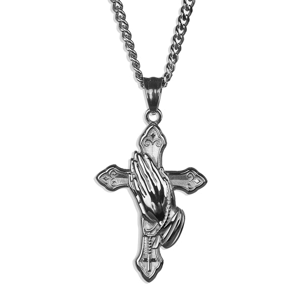 Devotion Amulet Necklace - Silver