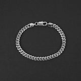 Cuban Chain Bracelet - Silver 6mm