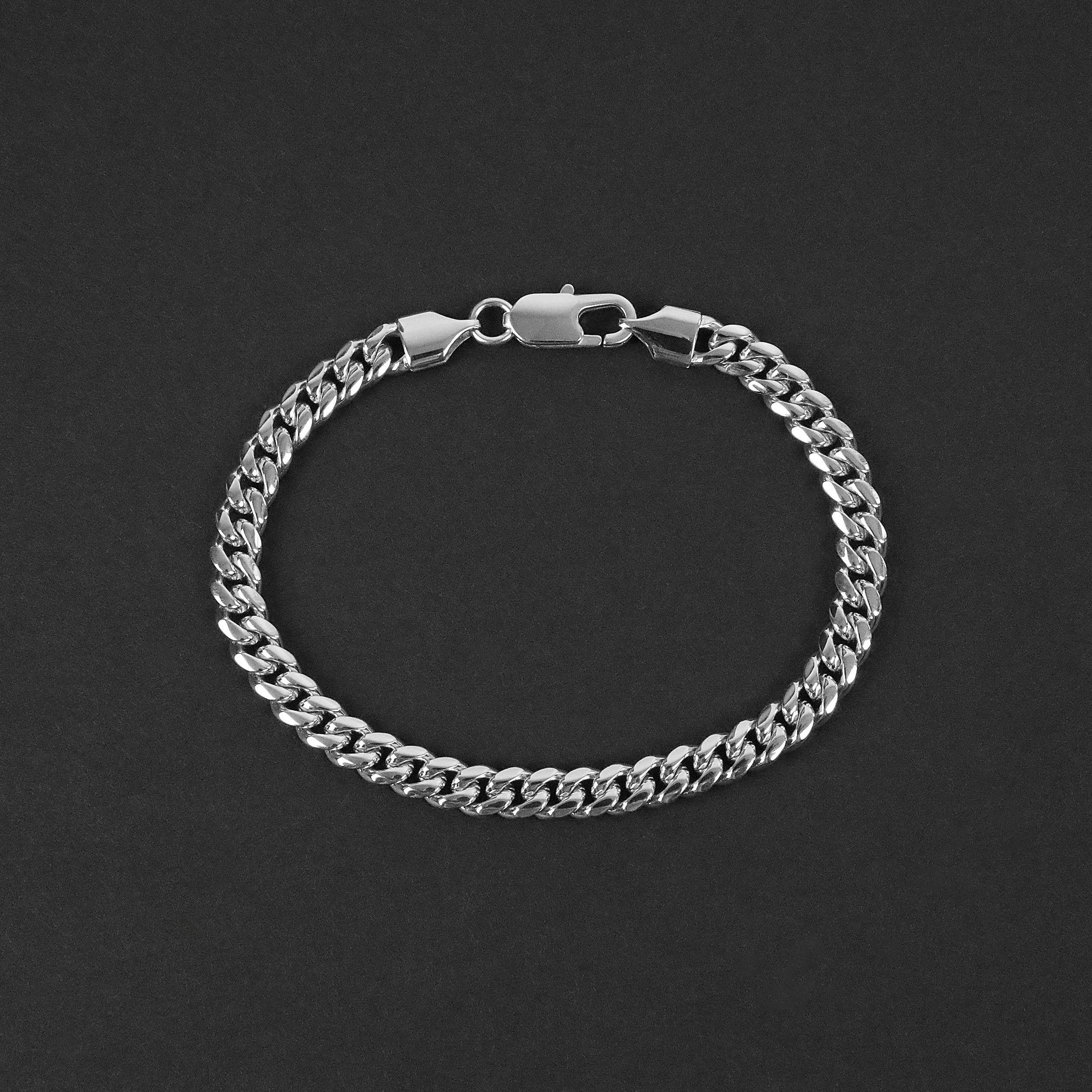 Cuban Chain Bracelet - Silver 6mm