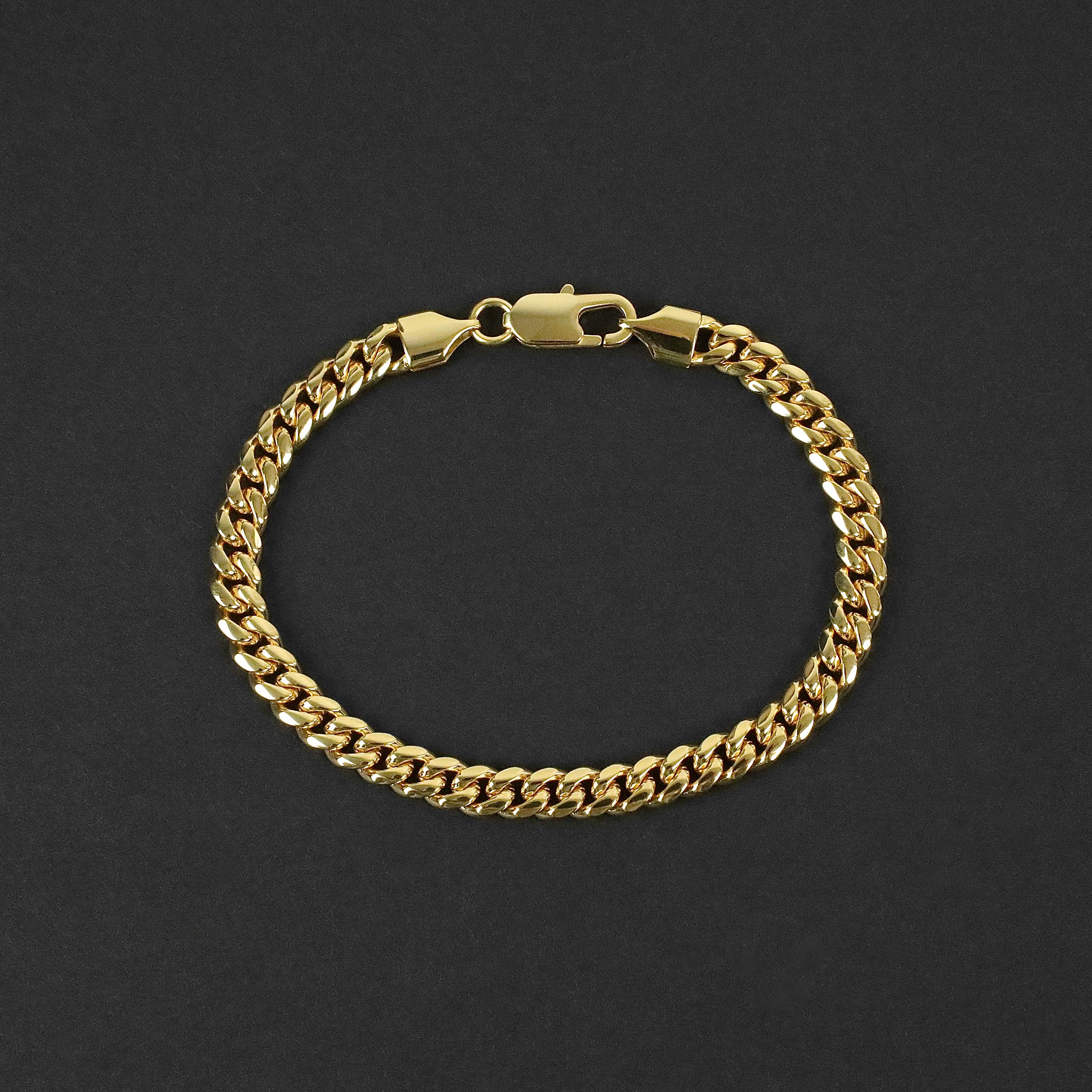 Cuban Chain Bracelet - Gold 6mm