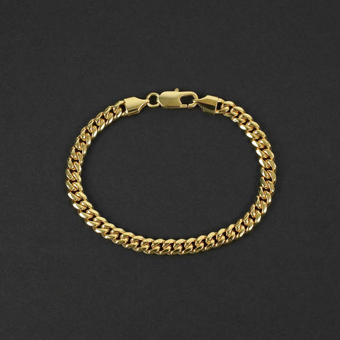 Cuban Chain Bracelet - Gold 6mm