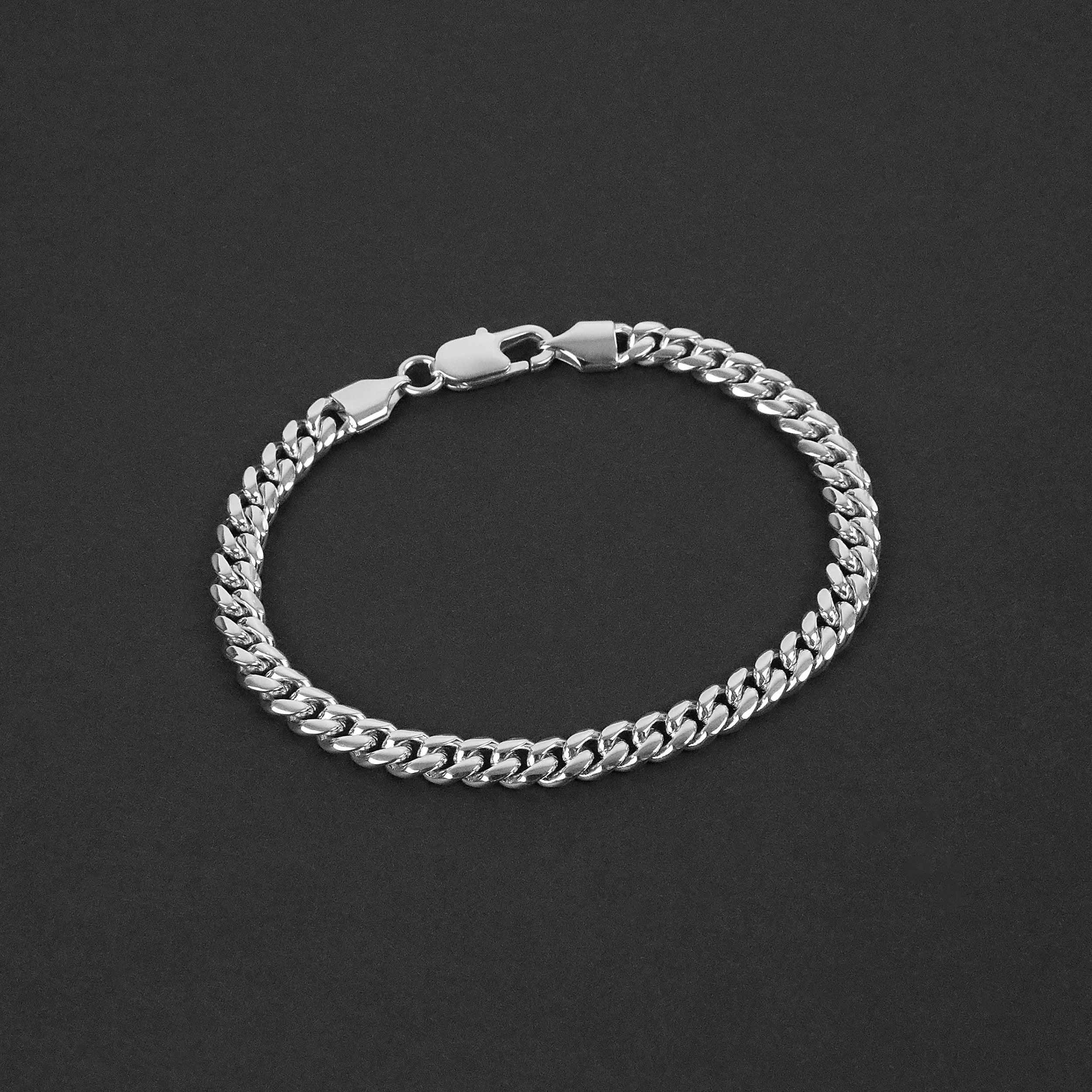 Cuban Chain Bracelet - Silver 6mm