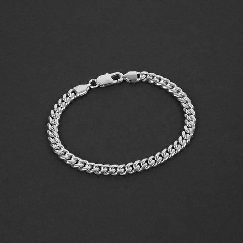 Cuban Chain Bracelet - Silver 6mm