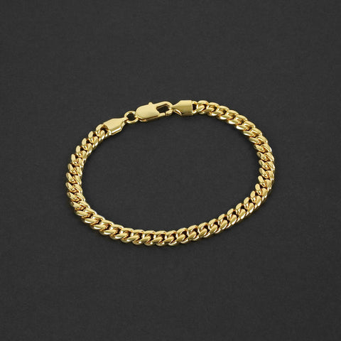 Cuban Chain Bracelet - Gold 6mm