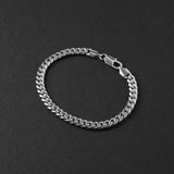 Cuban Chain Bracelet - Silver 6mm