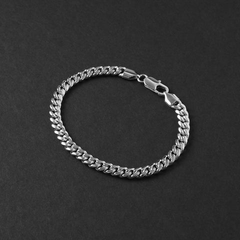 Cuban Chain Bracelet - Silver 6mm