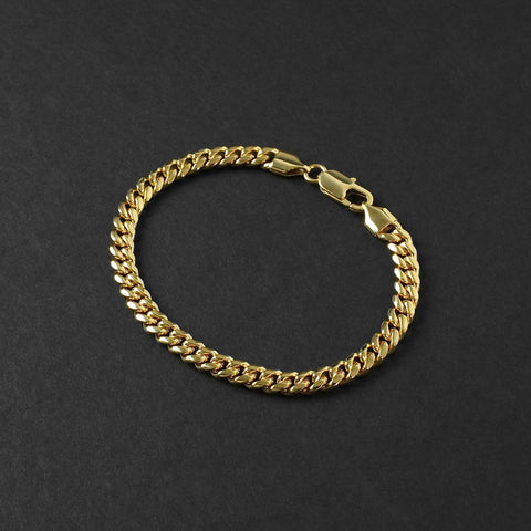 Cuban Chain Bracelet - Gold 6mm