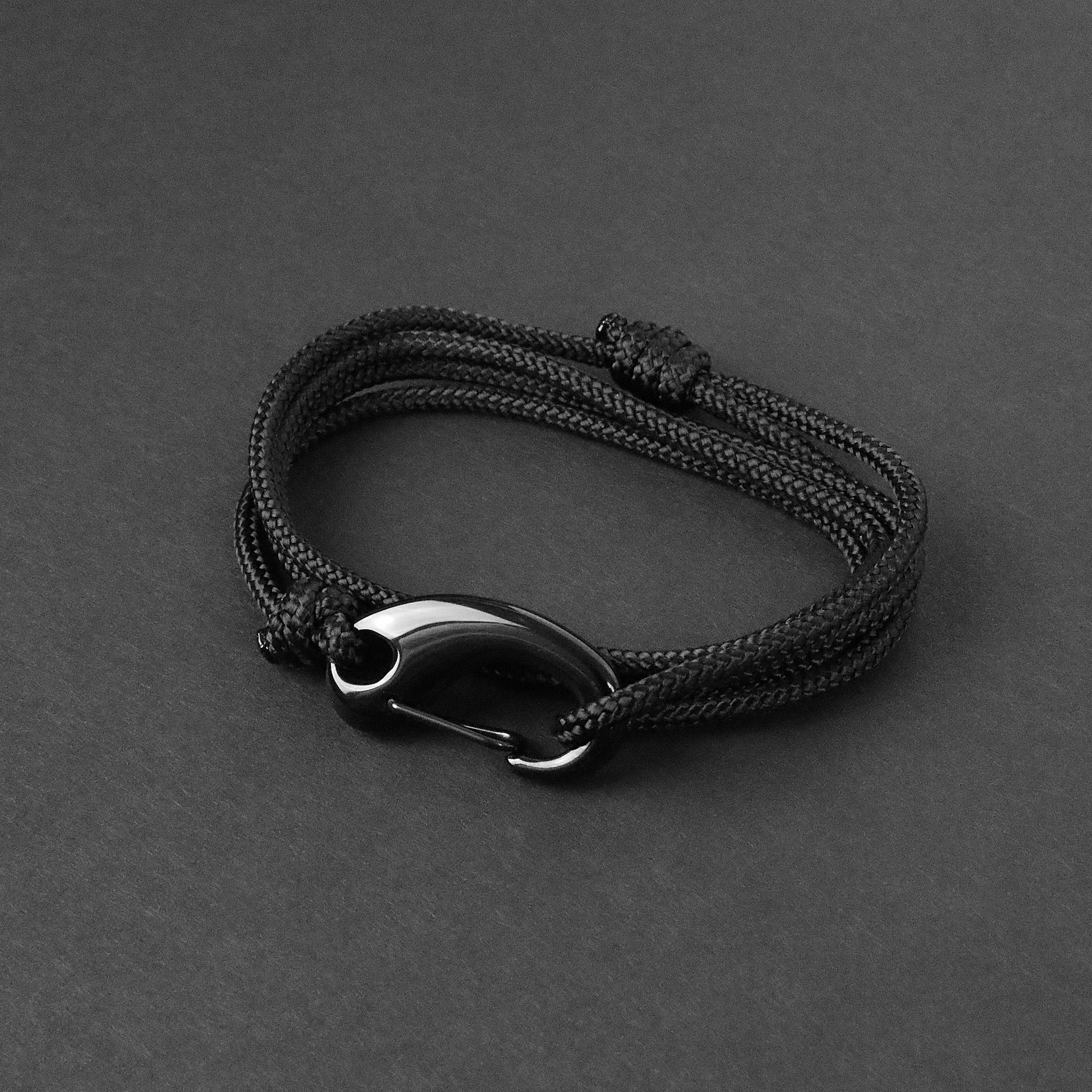 Rope Bracelet - Black Clasp Plus