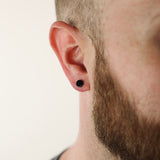 Stud Earring 6mm - Black