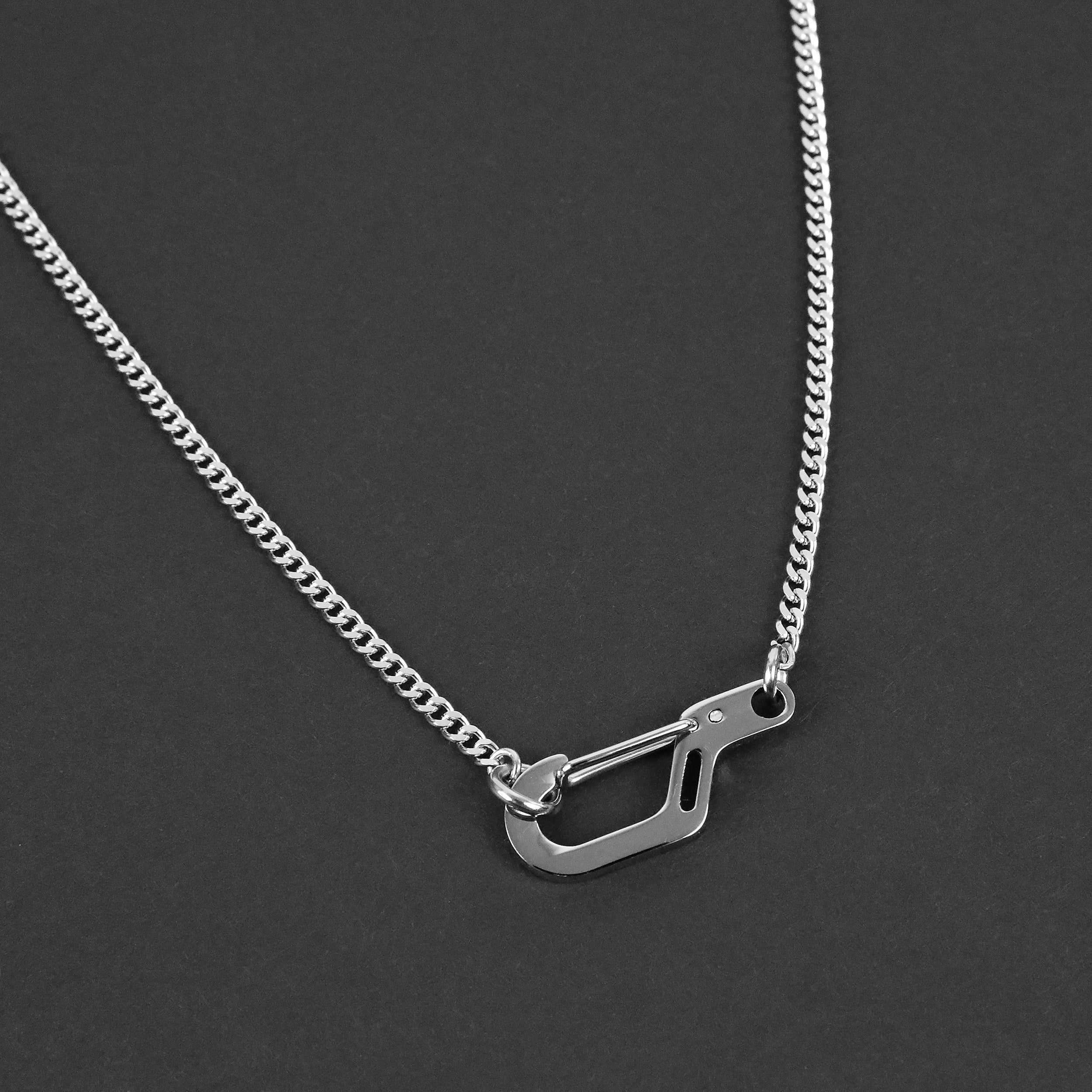 Latch Pendant Necklace - Silver