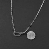 Latch Pendant Necklace - Silver