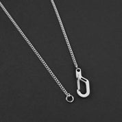 Latch Pendant Necklace - Silver