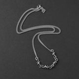 Barbed Wire Chain - Silver