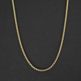 Personalized Box Chain - Gold 2mm