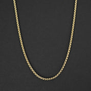 Personalized Box Chain - Gold 2mm