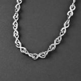 Infinity Chain Necklace - Silver 10mm