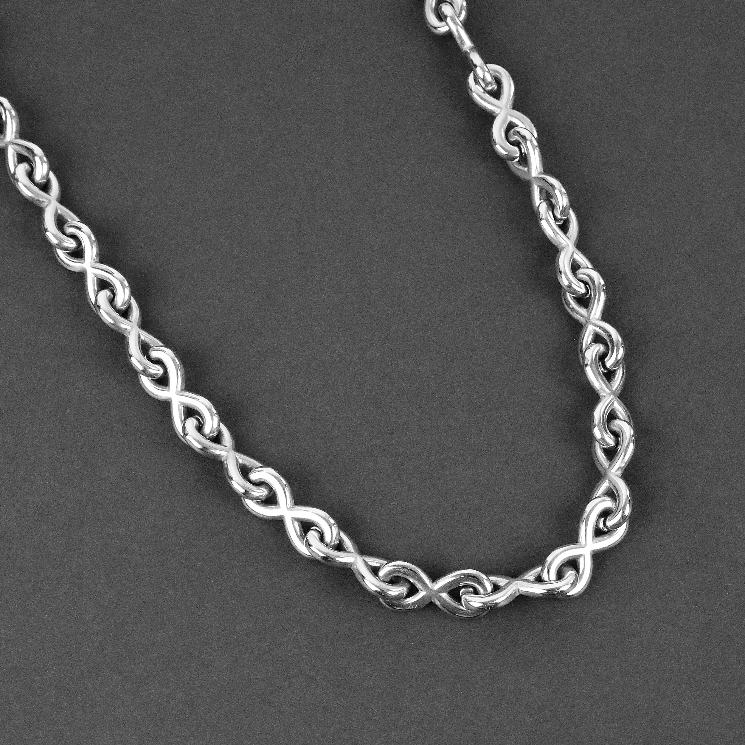 Infinity Chain Necklace - Silver 10mm