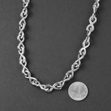 Infinity Chain Necklace - Silver 10mm