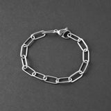 Clip Cable Bracelet - Silver 7mm