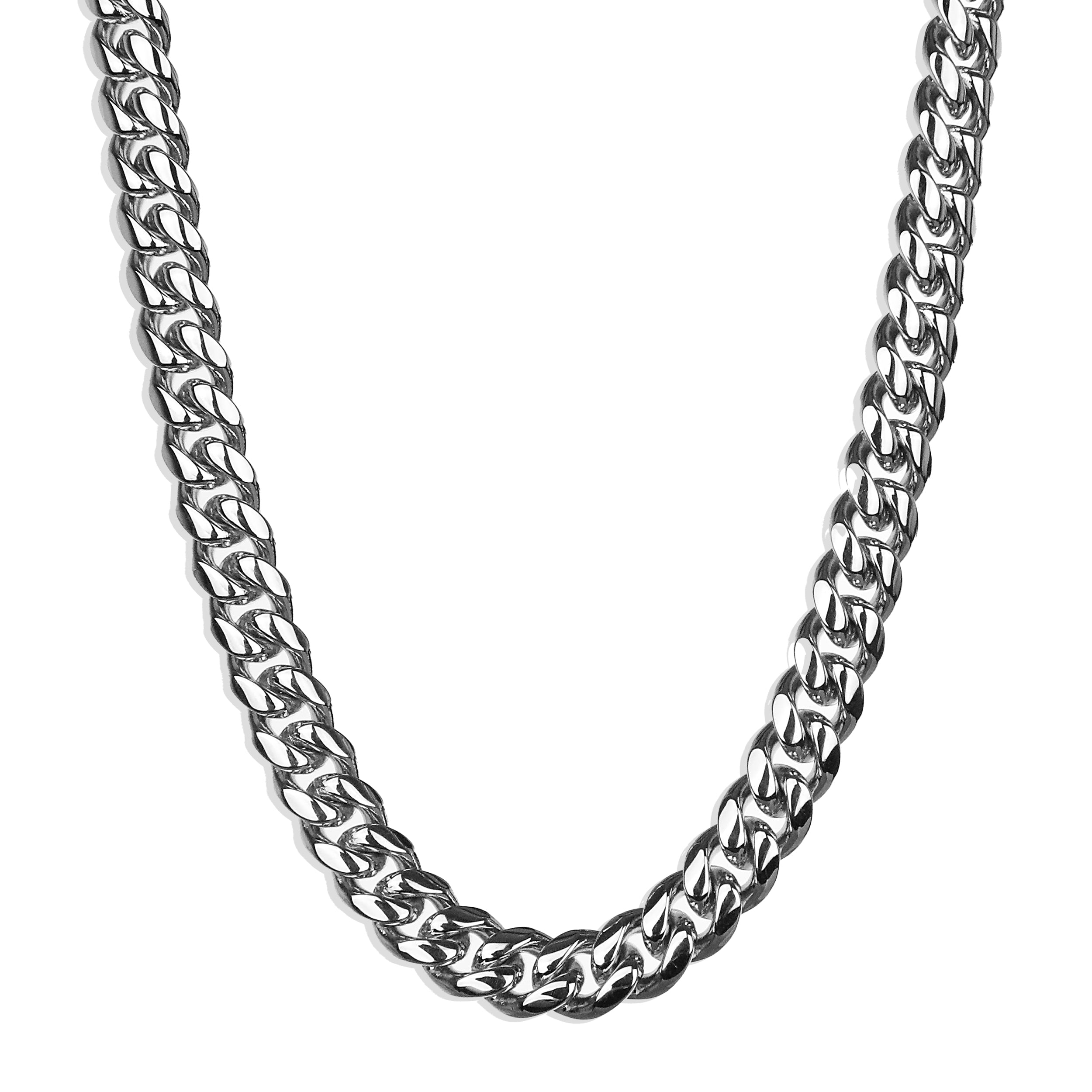 Cuban Chain Necklace - Silver 6mm