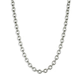 Cable Chain Necklace - Silver 4mm