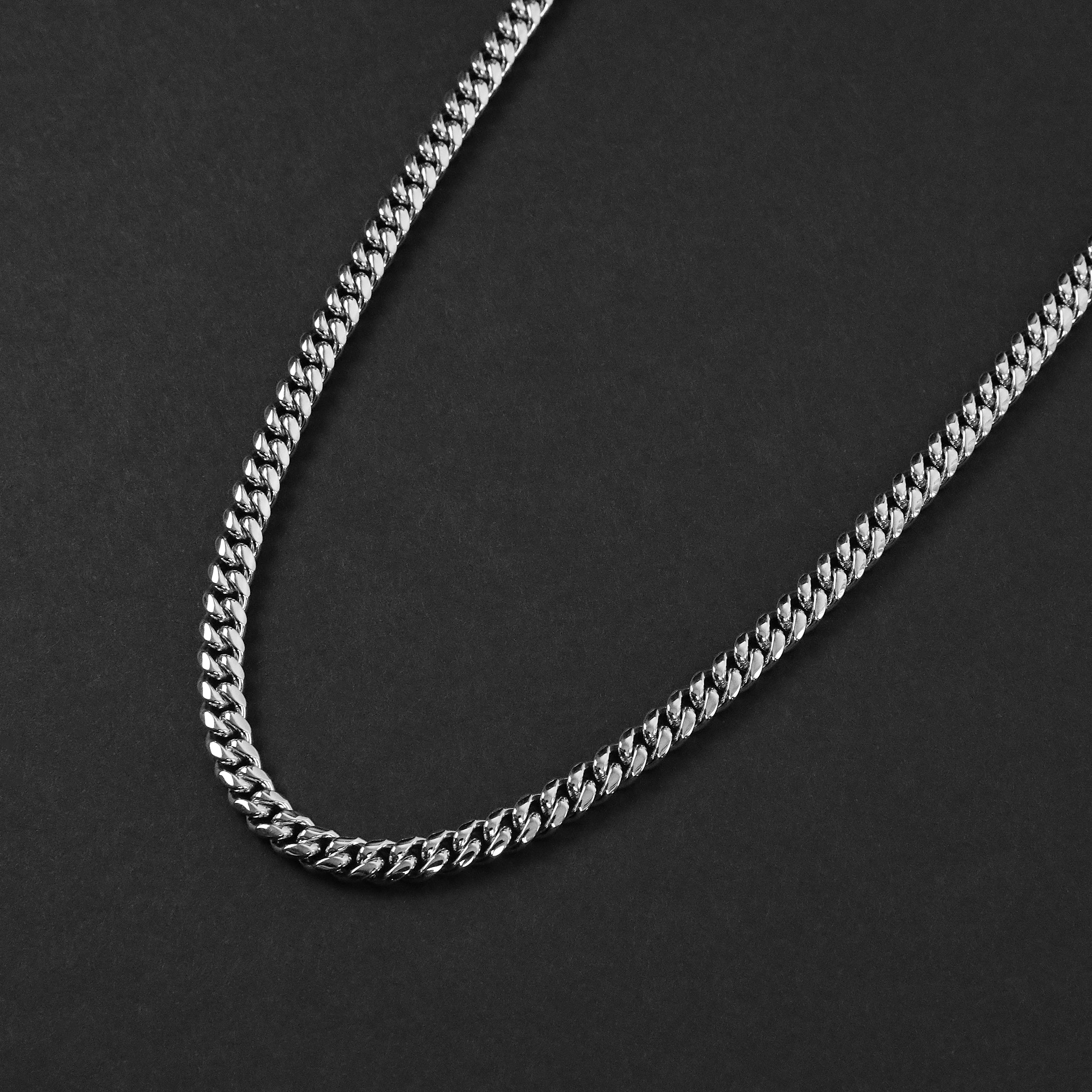 Cuban Chain Necklace - Silver 6mm