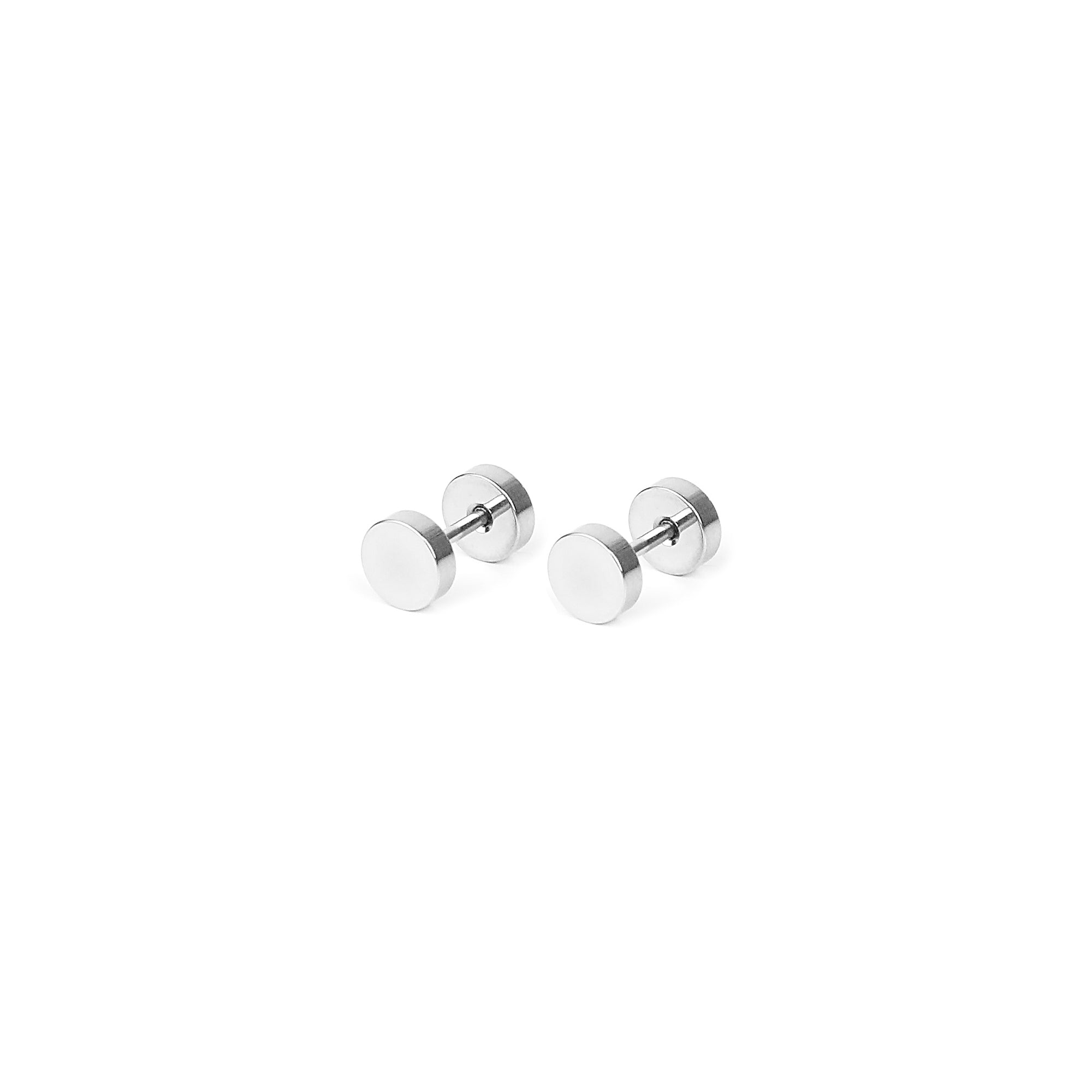 Stud Earring - Silver 6mm