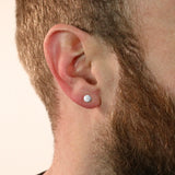 Stud Earring - Silver 6mm