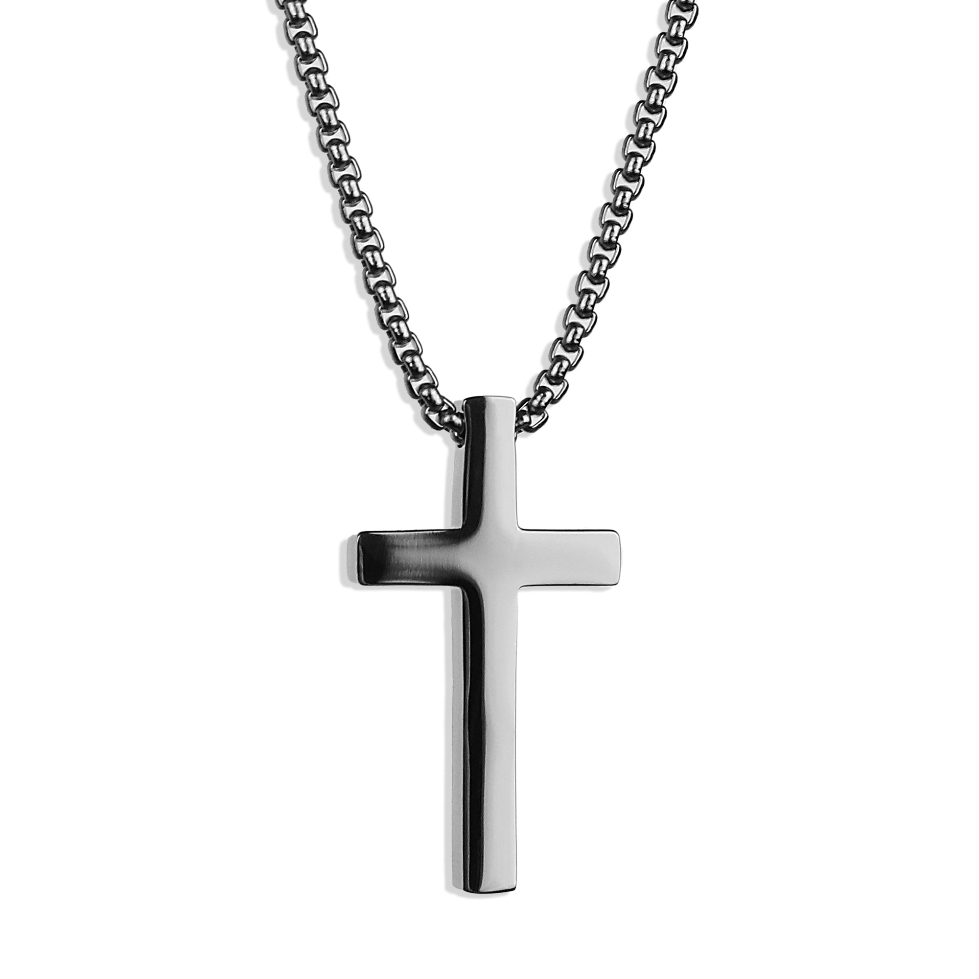 Prime Cross Necklace - Silver